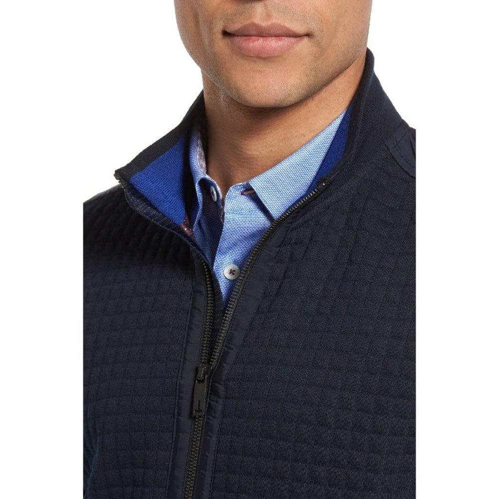 Ted Baker London Navy 'Whooty' Full Zip Fleece Jacket - Picture 3 of 12